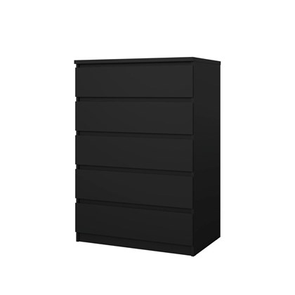 Black Naia Chest 5 drawers