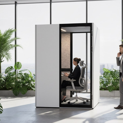 Individual Acoustic Booth - Grey