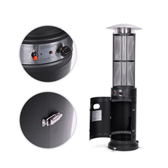 Round Patio Heater – Matt Black