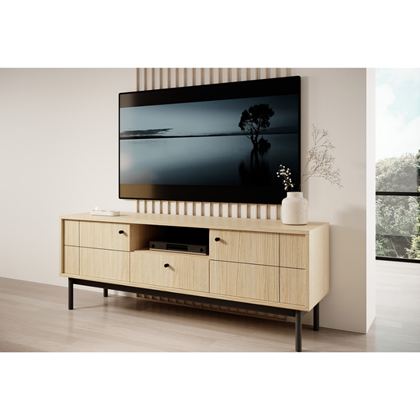 TV Unit 2 Doors 1 Drawer – Linea Oak