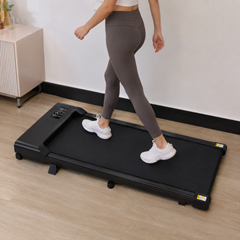 Compact Black Treadmill