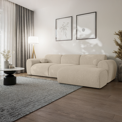 Sofa Corner RH Luxe - Beige