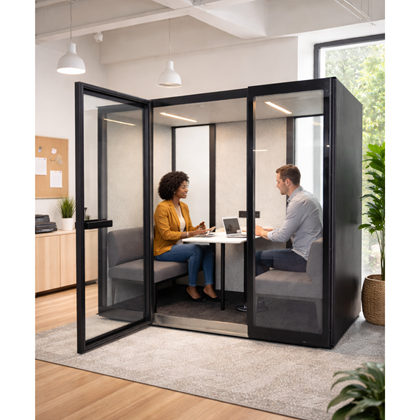Acoustic Booth Meeting - Black