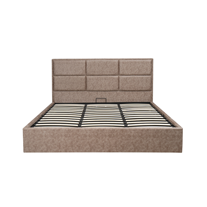 Upholstery Bed Gas Lift  180X200 Brown