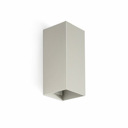 Lune Wall Light Squared Striped - Grey