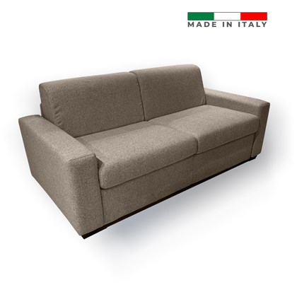 3-Seater Sofa Bed Mod Light Brown