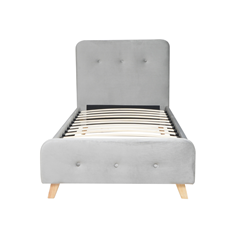 Upholstery Bed 90X200 - Light Grey