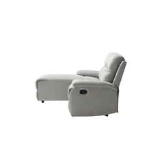 Left Recliner Corner Sofa - Grey