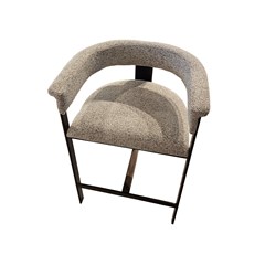 Counterchair Fabric Old Iron Tube Leg