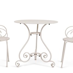 Garden Round Table - Light Grey