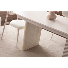 Dining Table 160-200 – Sand Grey