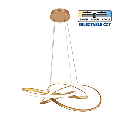 LED 60W Gold CCT LED Suspension