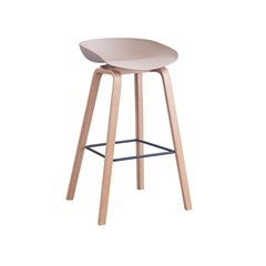 Stool in Modern Design with PP Structure Dove Grey