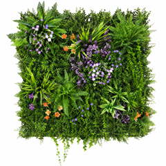 Artificial Vertical Garden – Rustic Bloom