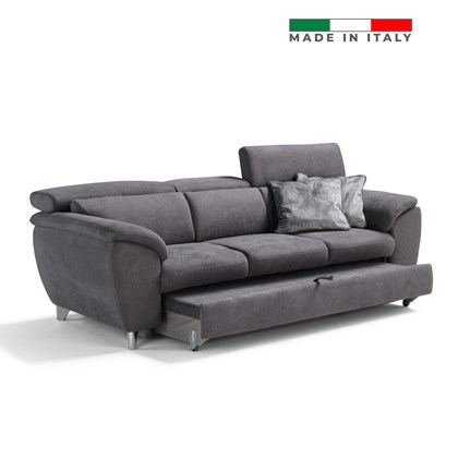 3 Seater Sofa Bed with Adjustable Headrests