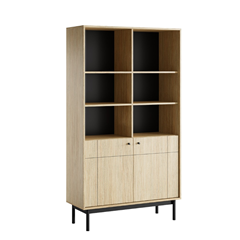 Bookshelf 2 Doors – Linea Oak
