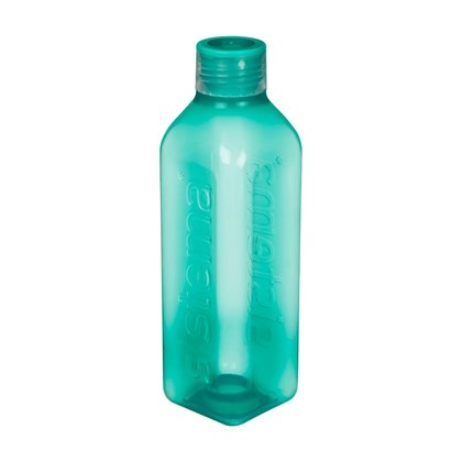 Square Bottle Green 1 liter