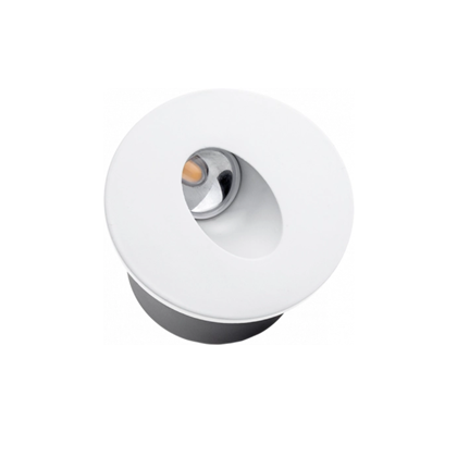 LED Step Light White Round -  Warm White