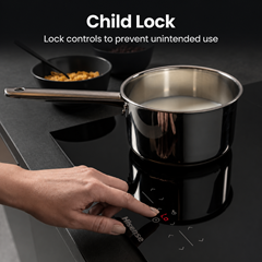Induction Hob 4 Zone – Black