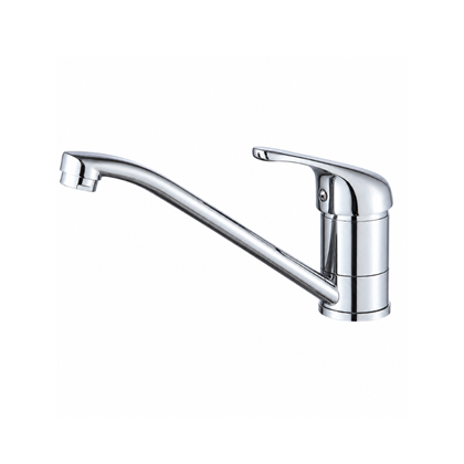 Low Spout Mixer - Stainless Steel