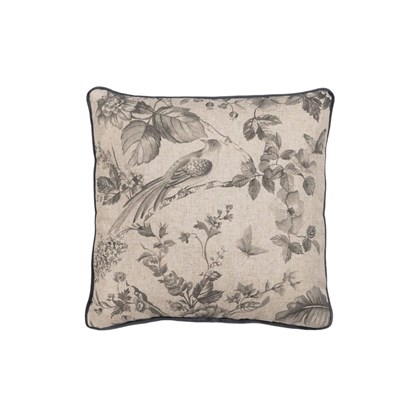 Linen Cushion Birds 45x45cm