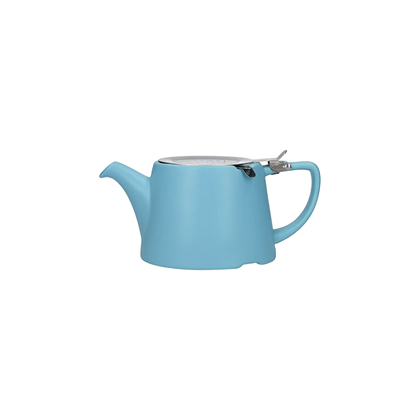 London Pottery Oval Filter 3 Cup Teapot Cornflower Blue