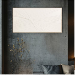 Floating Tensions Acrylic Paint – Wood Coloured Frame 70x140 cm