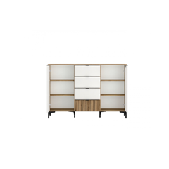 Chest Of Drawers 2D4s – Alpine White & Oak