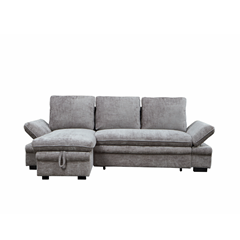 Reversible Corner Sofa Bed - Grey