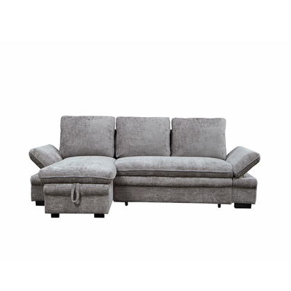 Reversible Corner Sofa Bed - Grey