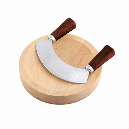 Mincing Knife and Chopping Board Set Bruhl 2 Pcs