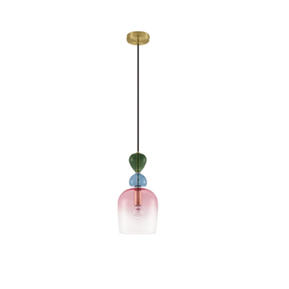 Pendant Light Jasper Blue Pink Shadow