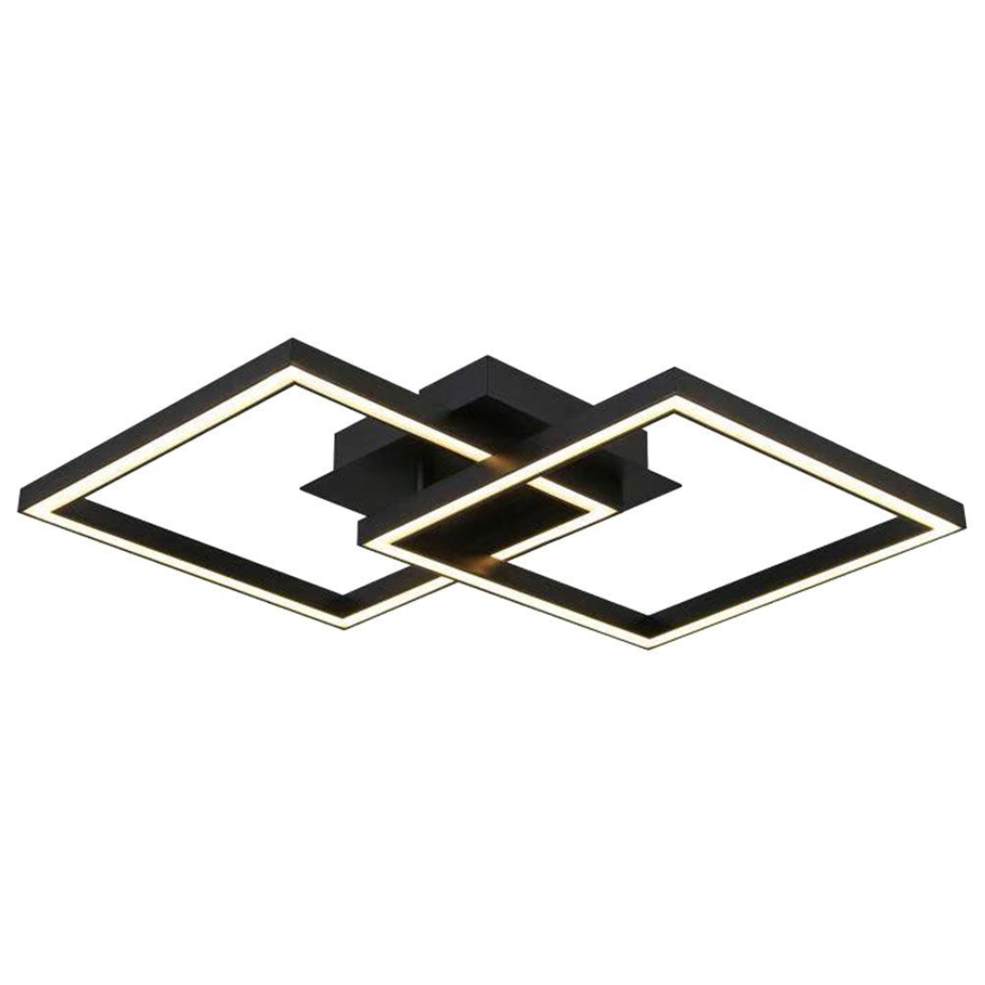 LED Ceiling Light SONOMA 20W Black 4000K