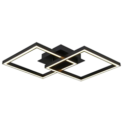 LED Ceiling Light SONOMA 20W Black 4000K