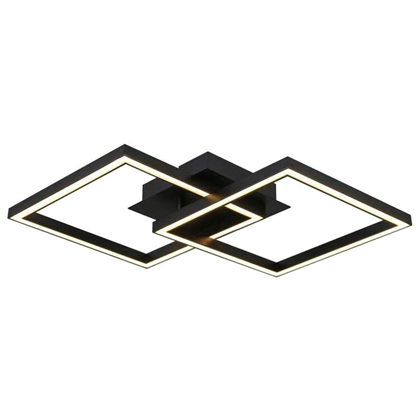 LED Ceiling Light SONOMA 20W Black 4000K