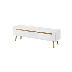 TV Unit 3 Drawers – White
