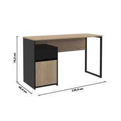 Function Plus Desk with 1 door 1 drawer