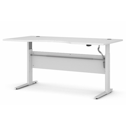 Prima Table Adjustable Height White 180x90cm