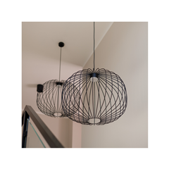 Sphera M Black Hanging Lamp 1xGX53