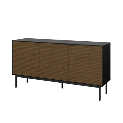 Disc Sideboard 3 Doors - Black Brushed