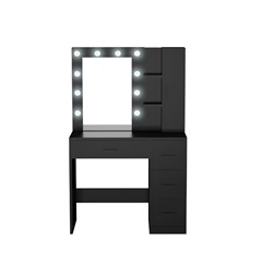 Vanity Table Black 90X45X140cm