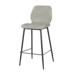 Bar Chair Pu Grey