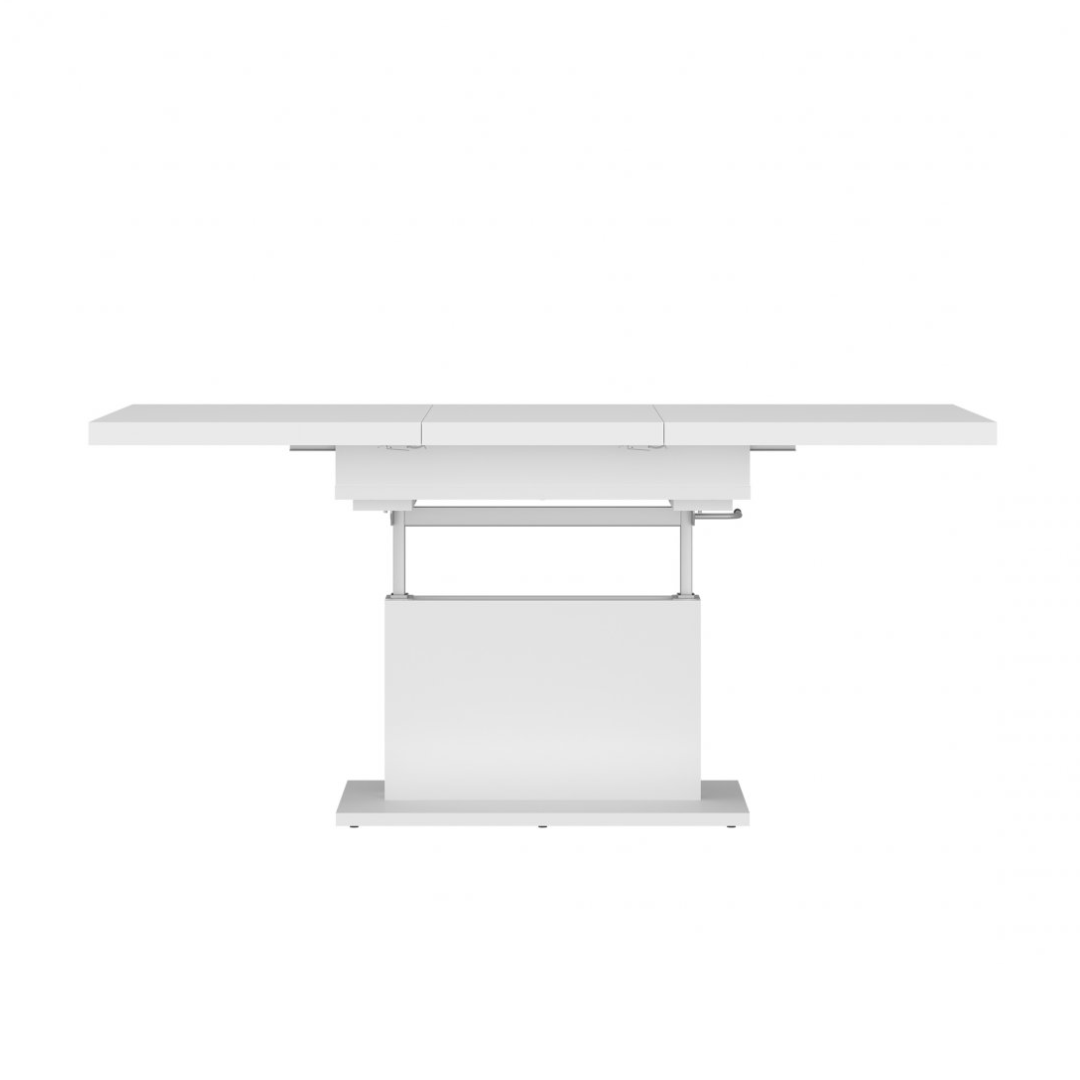 Table 110-150 With Lift – Alpine White