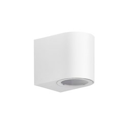 Black Plastic Wall Light - One Way - GU10 5W
