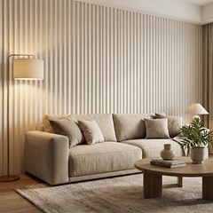 Wall Panels Seven Deep Inner Curves 908 - 176x2800mm