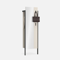 Hallway Cabinet with Mirror - Cashmere