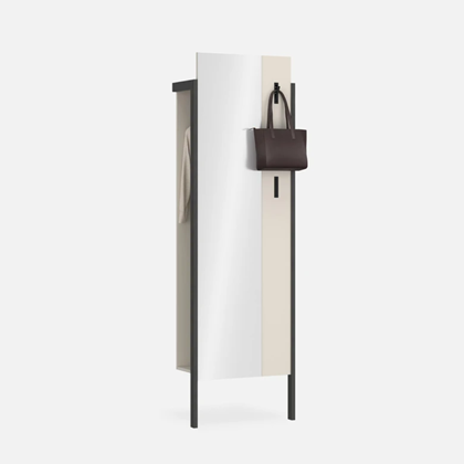 Hallway Wardrobe with Mirror - Cashmire