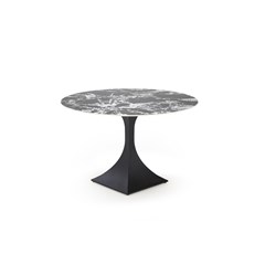Manuel Round Table Black Marble