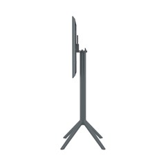Table Folding Bar High  60x60cm - Dark Grey