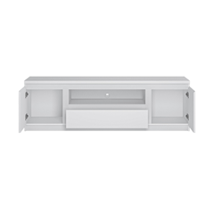 TV Unit 2 Doors 1 Shelf – Alpine White